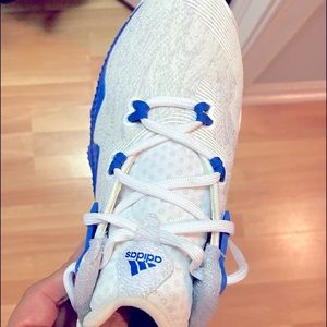 Brand New Adidas White & Royal Blue